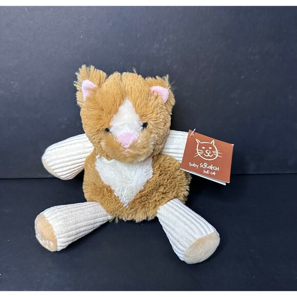 8" NEW Scentsy Buddy Baby Scratch the Cat Plush Nursery gift - Discontinued - Picture 1 of 4